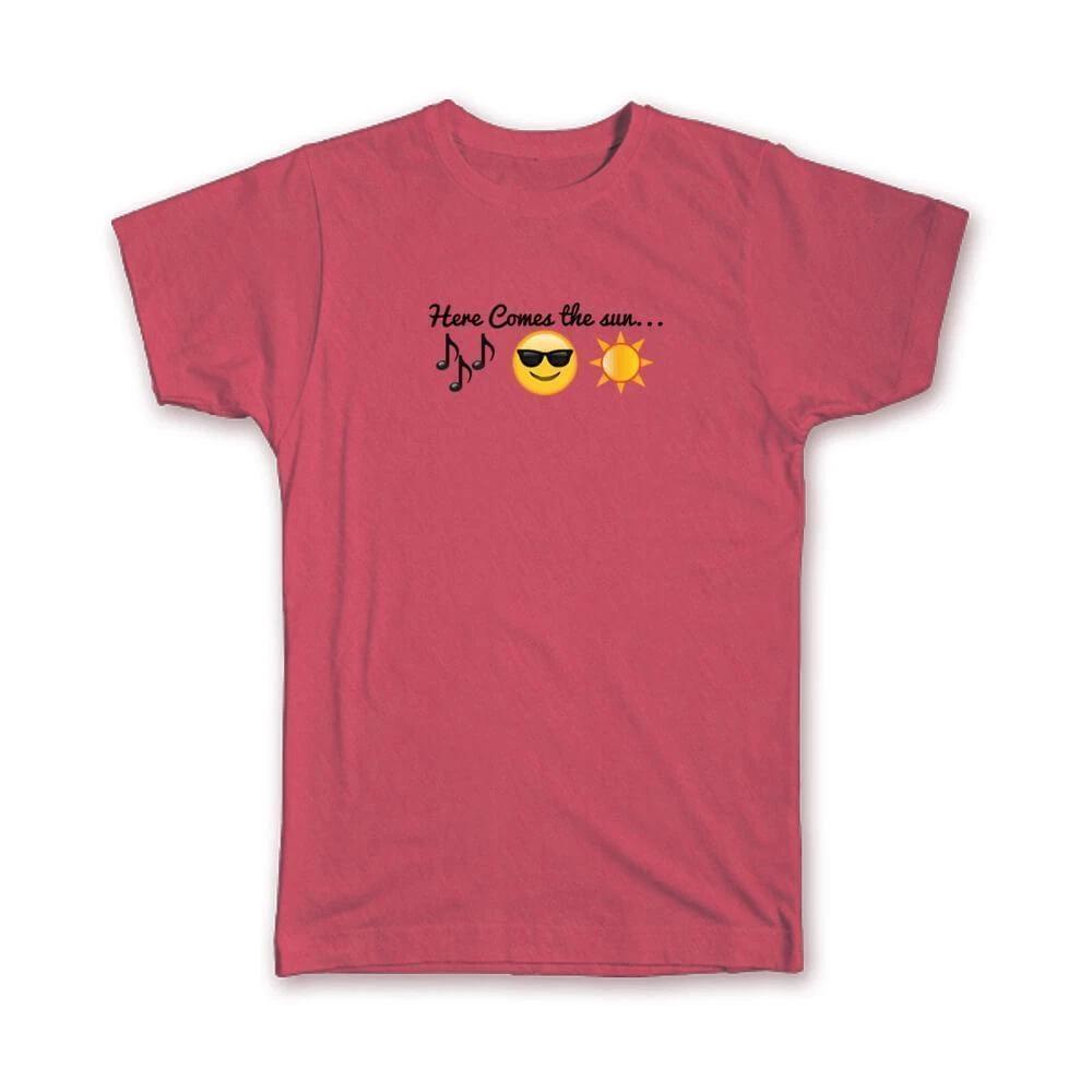 

Gift T-Shirt : Here Comes The Sun Smiley Music Summer 4XL