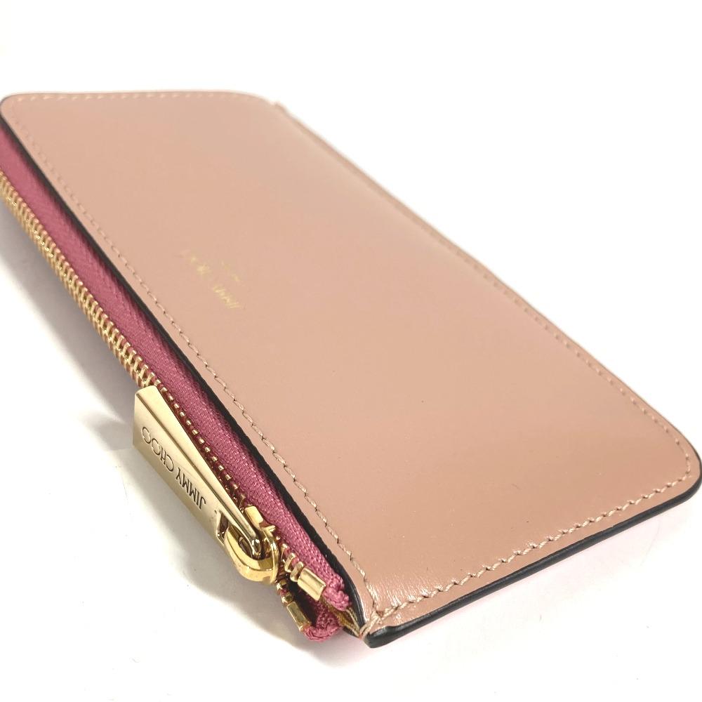 JIMMY CHOO Logo Card Case Pass Case Fragment case Wallet coin purse