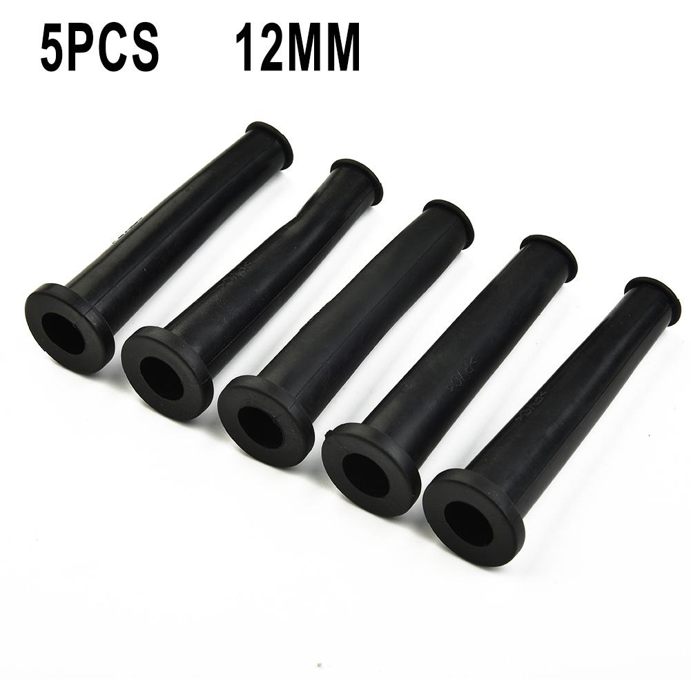 5 10pcs Black Rubber Wire Cable Sleeve Kit Power Cord Cover For Angle Grinder Electic Drill Cable Wire Protection