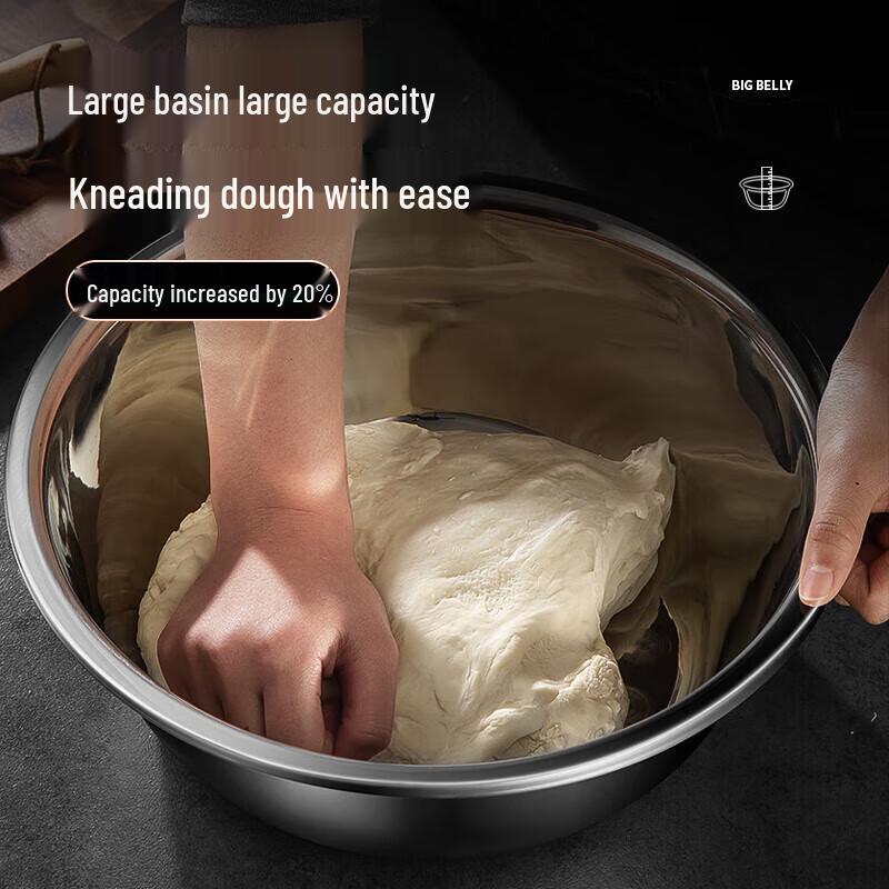 MAXCOOK Thickened Stainless Steel Mixing Bowl