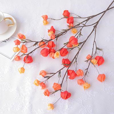 Künstliche Lampionblume Realistische Herbst Winter Kunstseidenblume Heim Büro Hochzeitsparty Tisch