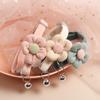 Pet Collar Traction Cute Cartoon Flower Bell Collar Necklace Small Dog Supplies With - Collar Adjustable Cute - Collar