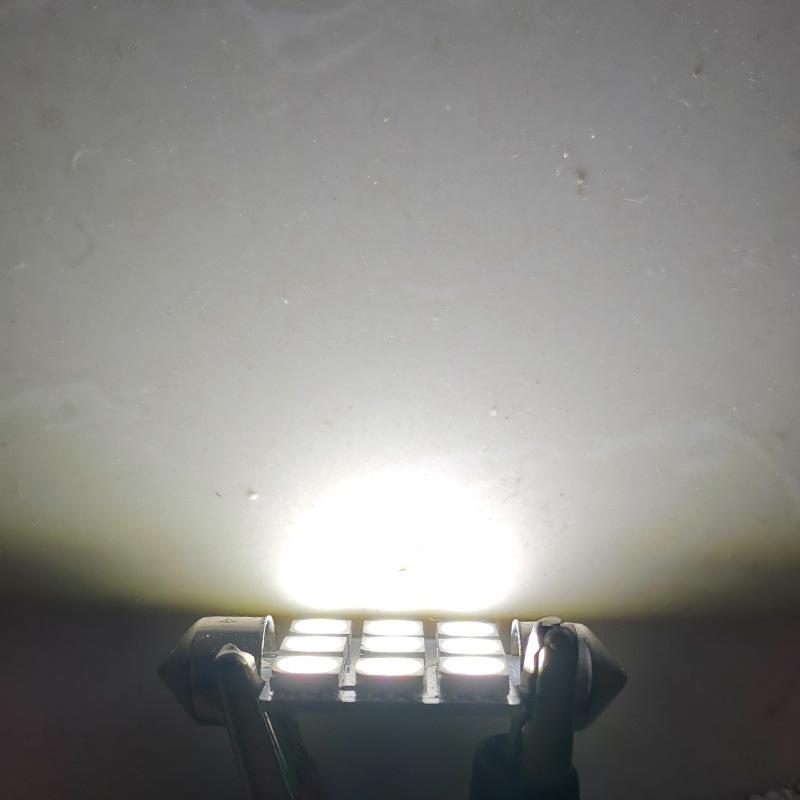 Auto LED Leselampe 5050 6SMD Kennzeichenbeleuchtung Dachleuchte Doppelspitzenleuchte C5W 31 36 39 41MM