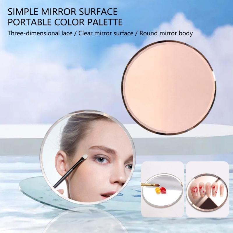 Nail polishes Mixing Palette Durability Plastic Construction MultiFunctional Color Blending Zones Areas Easy Cleaning