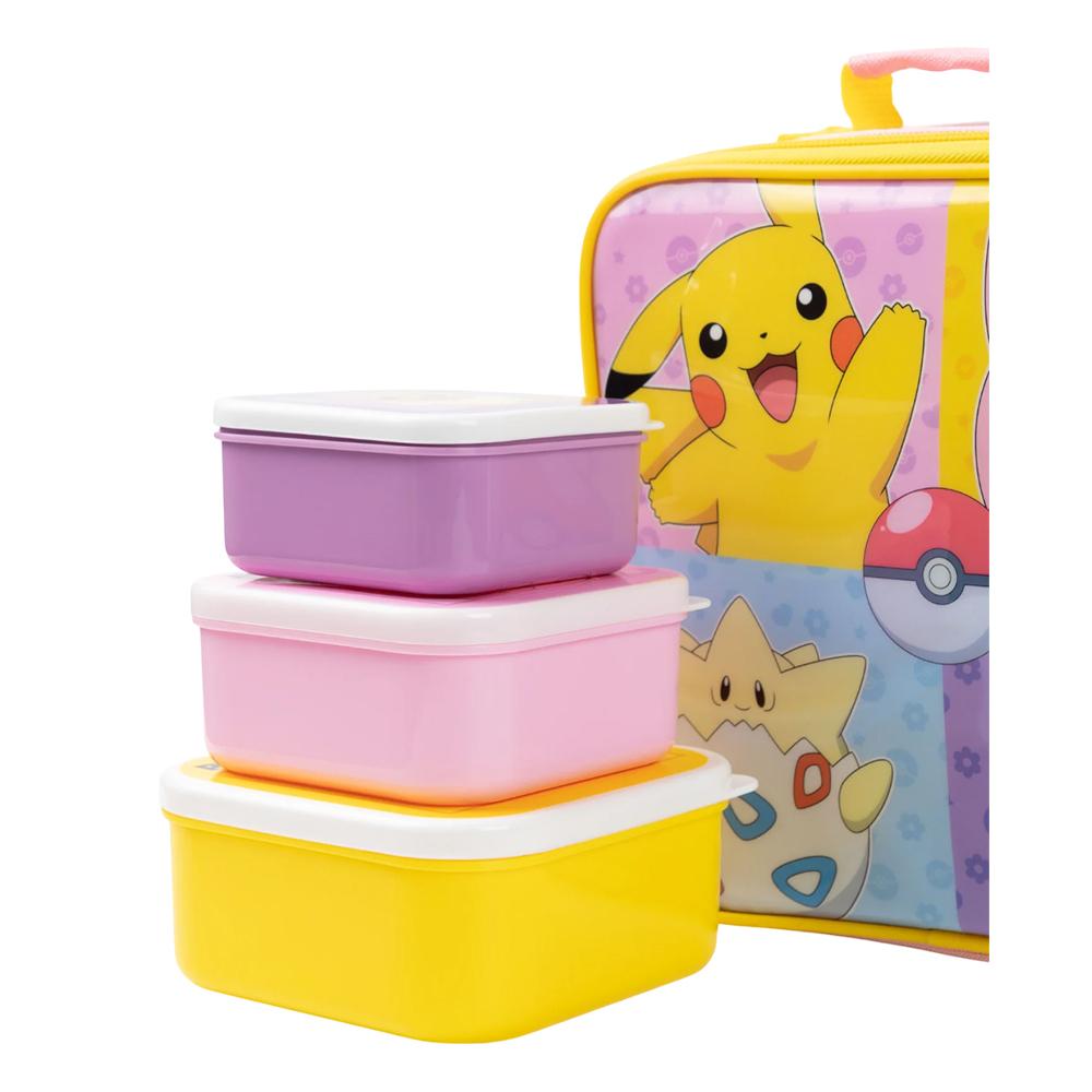 POKEMON Girls Pose Lunch Bag and Bottle Set