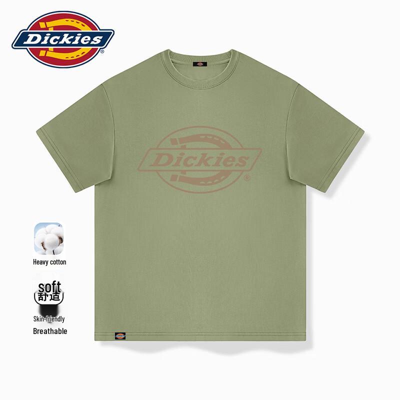 Dickies Men's American Trendy Pure Cotton Short-Sleeve T-Shirt B