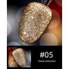 18-Color Ultra Bright Crushed Diamond Glitter Nail Gel Polish