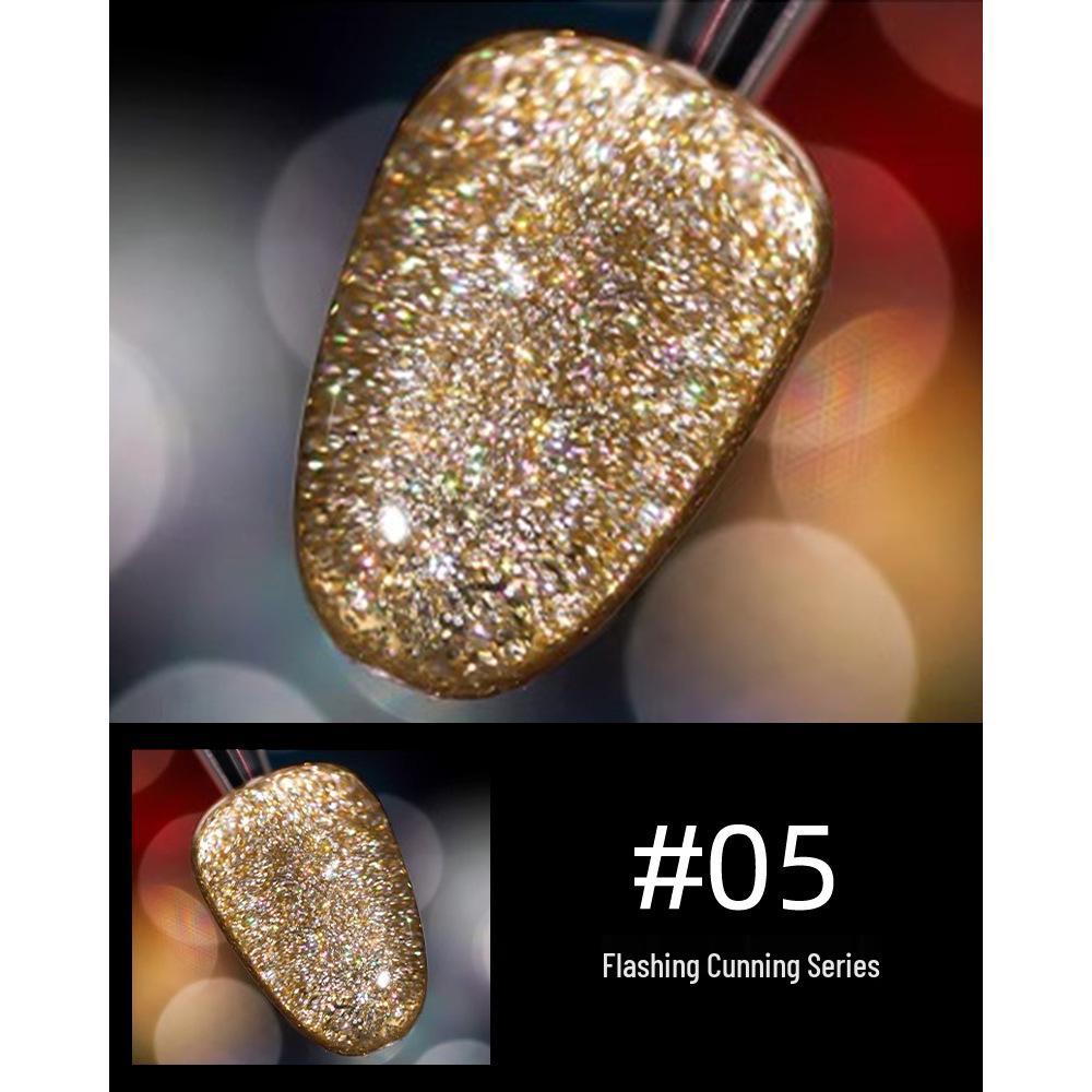 18-Color Ultra Bright Crushed Diamond Glitter Nail Gel Polish