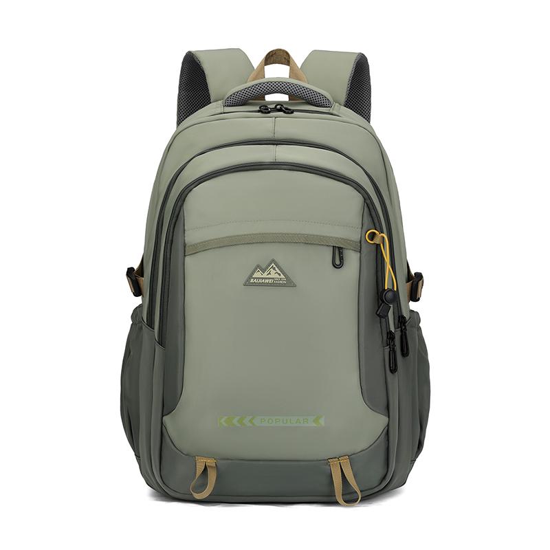 

Men Women Backpack Junior Senior High School Students Oxford Schoolbag Large Capacity Travel Backpack зелёный