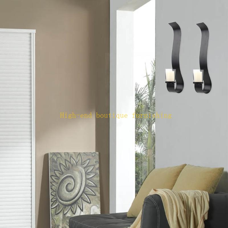 S Wall Holder Durability Iron Craft for Touch of Sophistication Candlestick Interior Designs Accessories China Mainland