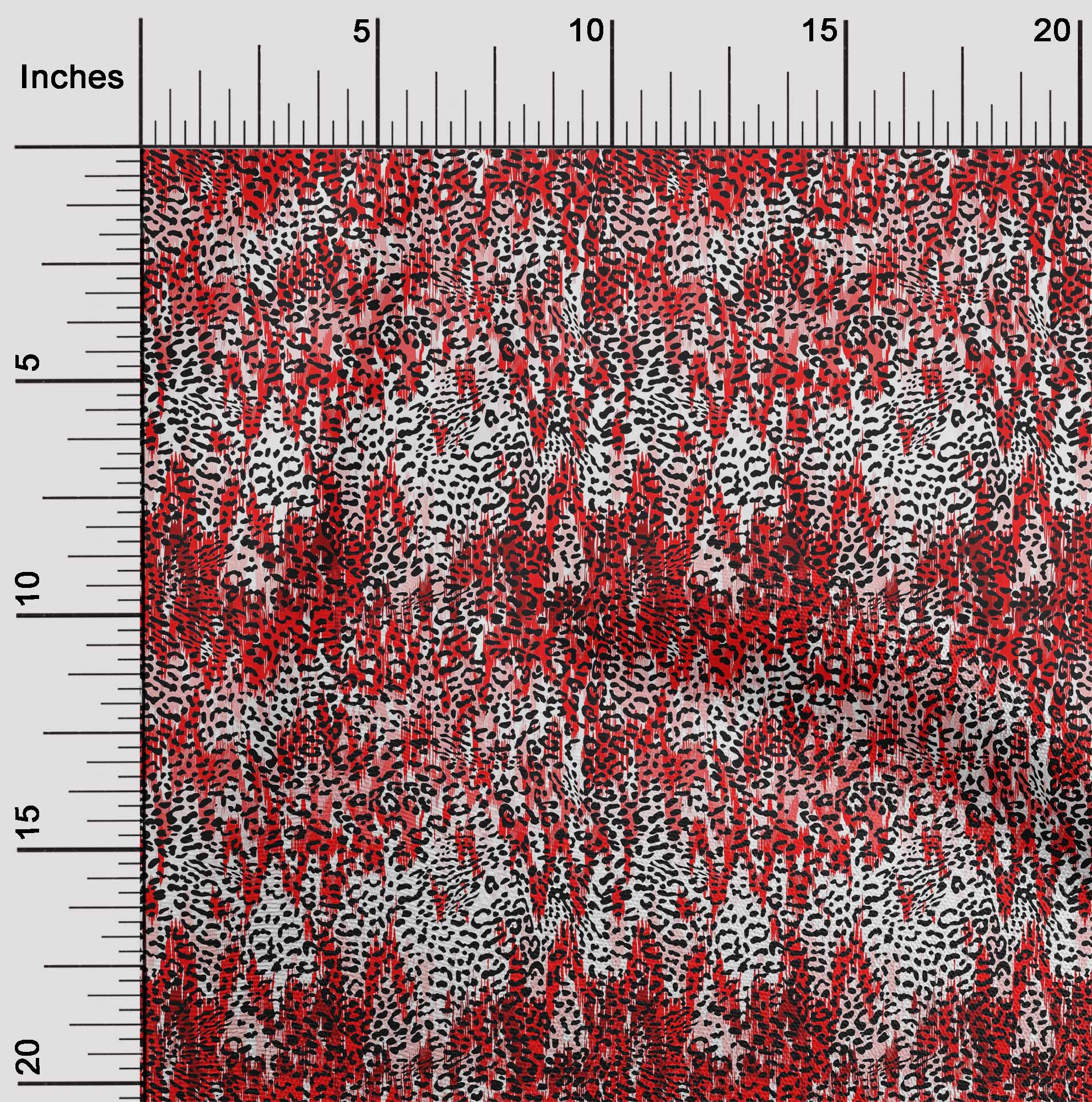 

OneOone Cotton Flex Light Green Тканина Шкура тварин Швейний матеріал Тканина з принтом у дворі 40 дюймів 42 Inch Wide - Viscose Chiffon червоний