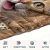 1Pc Cute Yellow Cat Print Flannel Blanket, High quality Comfortable for All Seasons, Home Decor, Warmth and Comfort, Perfect for Gifts