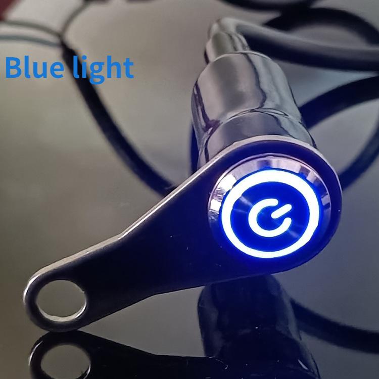 

Светодиодный мотоциклетный переключатель ВКЛ ВЫКЛ Крепление на руль Алюминиевый сплав 12В Для управления рабочим светом Мотоциклетный переключатель с монтажным кронштейном