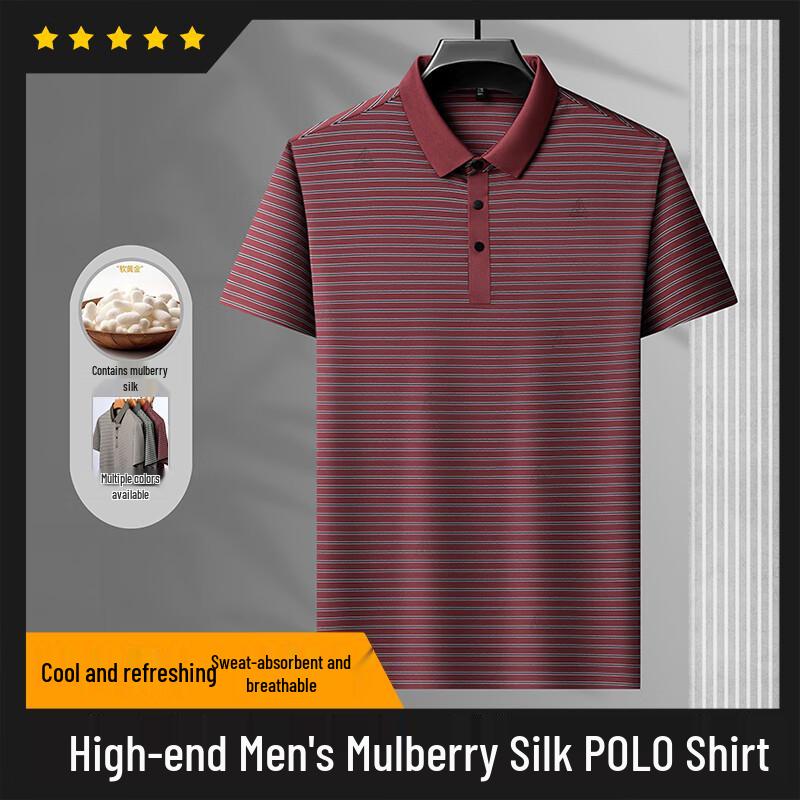 Firstview Men's Casual Short-Sleeved Polo Shirt FV25X1473
