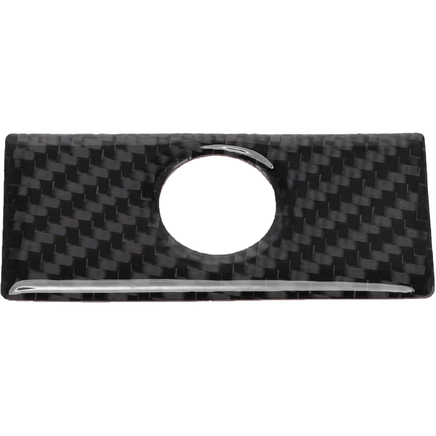 

Glove Box Organizer Handle Cover for Infiniti G37 2008-2013 / G35 2007-2008 / G25 2011-2012 / Q60 2014-2015 Interior Trim Sticker Black Carbon Fiber