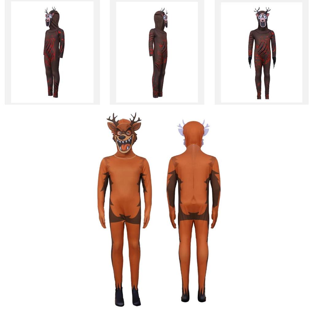 The Deer 99 Nights In The Forest Deer Goat Costume With Soft Polyester Fabric For Halloween And Party Performances
