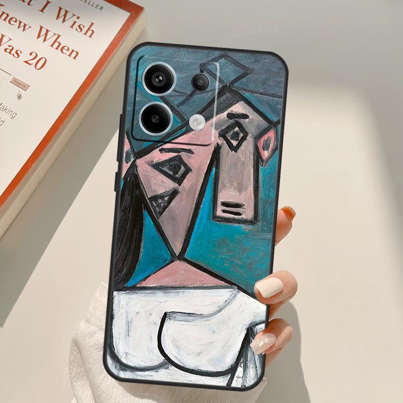 Painting Picasso Abstract Art Funda For Xiaomi Redmi Note 14 13 10 11 12 15 Pro Plus Case For Redmi 15 14C 12C 10C 13C 15C