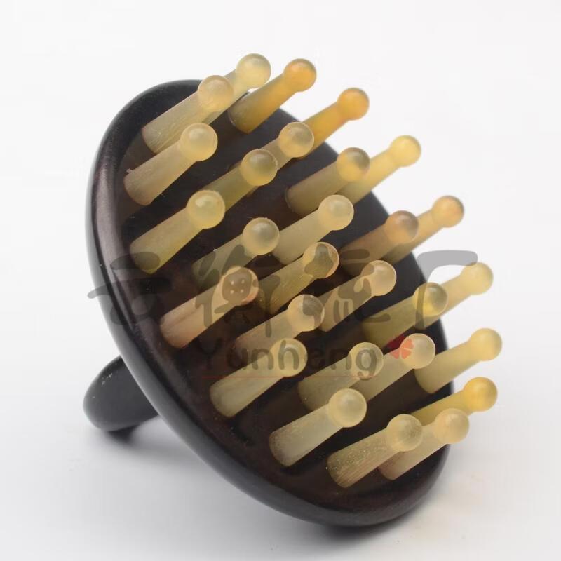 Sandalwood Ring-Handle Hair Comb