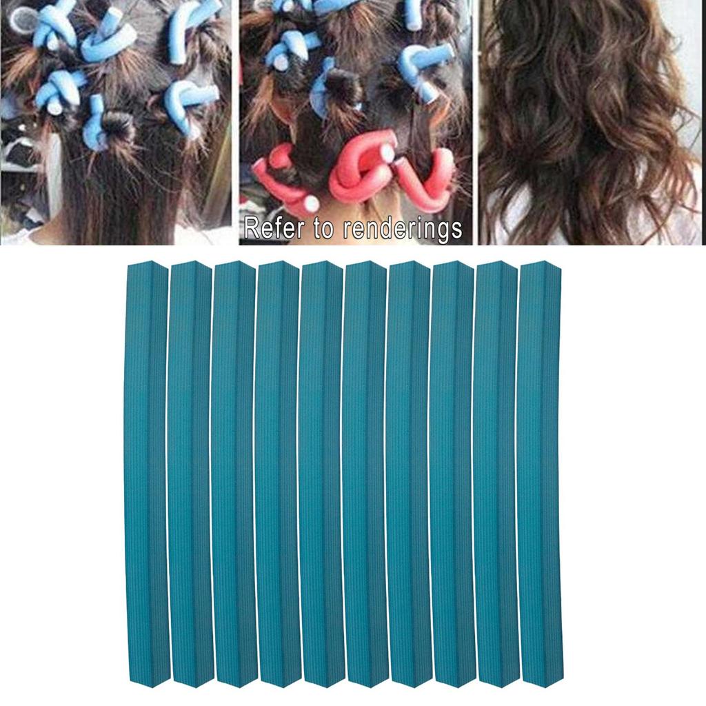 Foam Hair Roller Bendy Curl Curling Rods Stylish Spiral Wavy Flexible Roller Set Square Universal Hair Stick Curl Stick