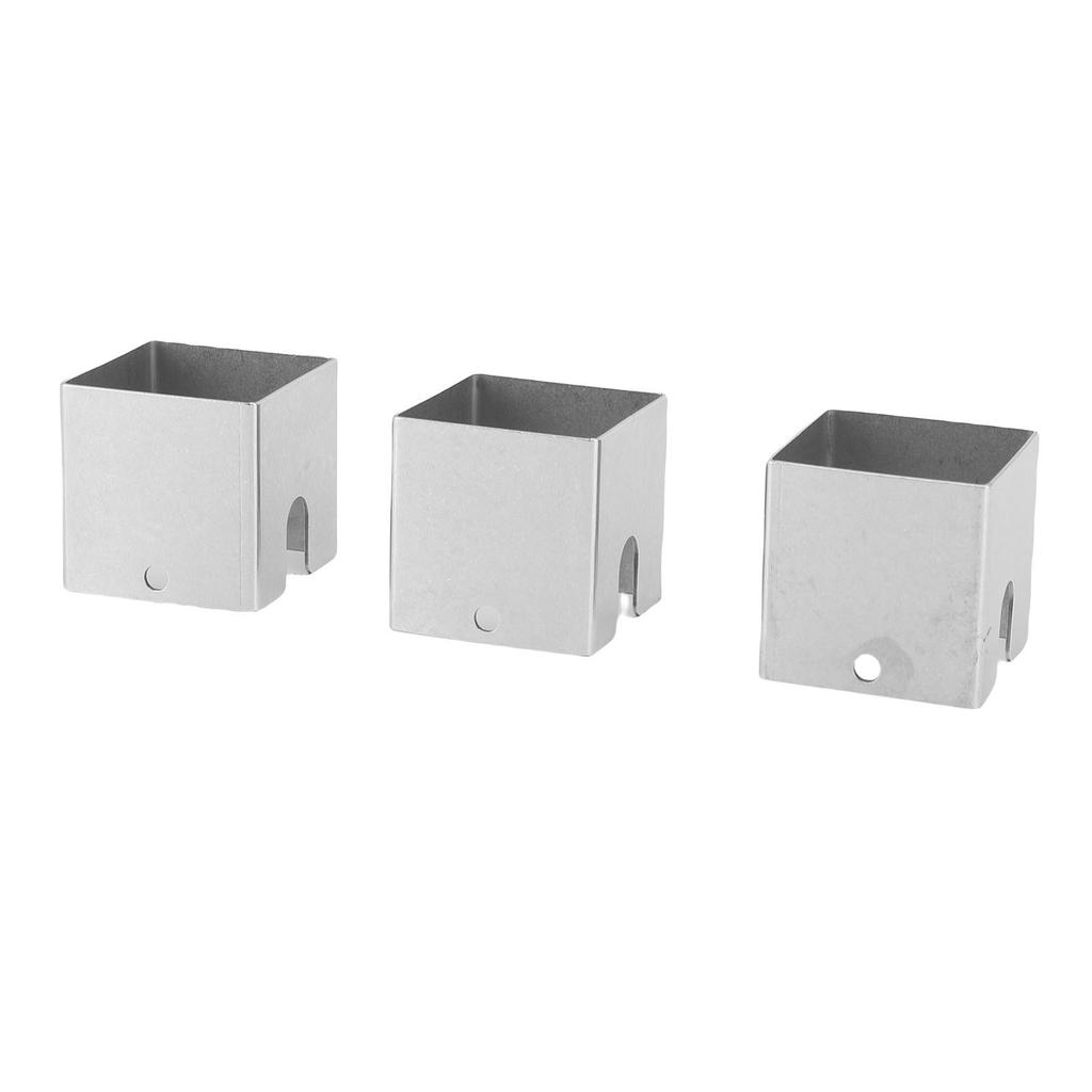 3 Stück Universelle BBQ Abstandshalter Edelstahl Feuerfest Grill Hitzeverteiler Abstandshalter für BBQ Eimer und Pfanne