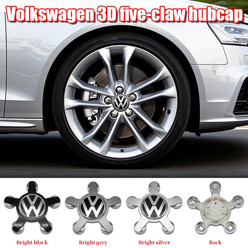 4pcs 135mm Car Wheel Center Cap Hub Covers Badge For VW Golf Passat Tiguan Polo Jetta Beetle Scirocco 3D Premium Plus Value Pack