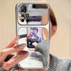 Case for Xiaomi Redmi Note 11S 5G,POCO M4 Pro 5G Trending Big Window Cover Mirror Phone Casing