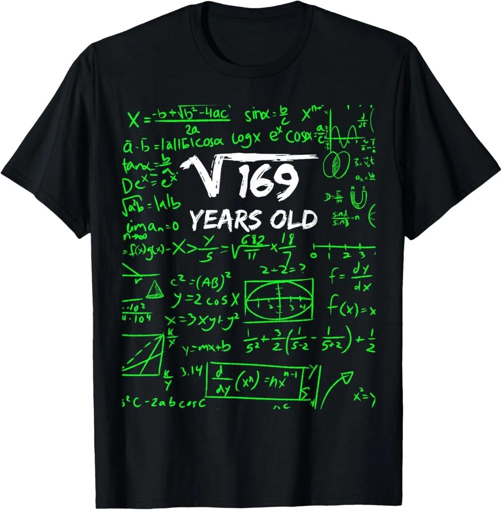 Square Root of 169 _ 13th Birthday 13 Years Old Gifts Gift Unisex T-Shirt