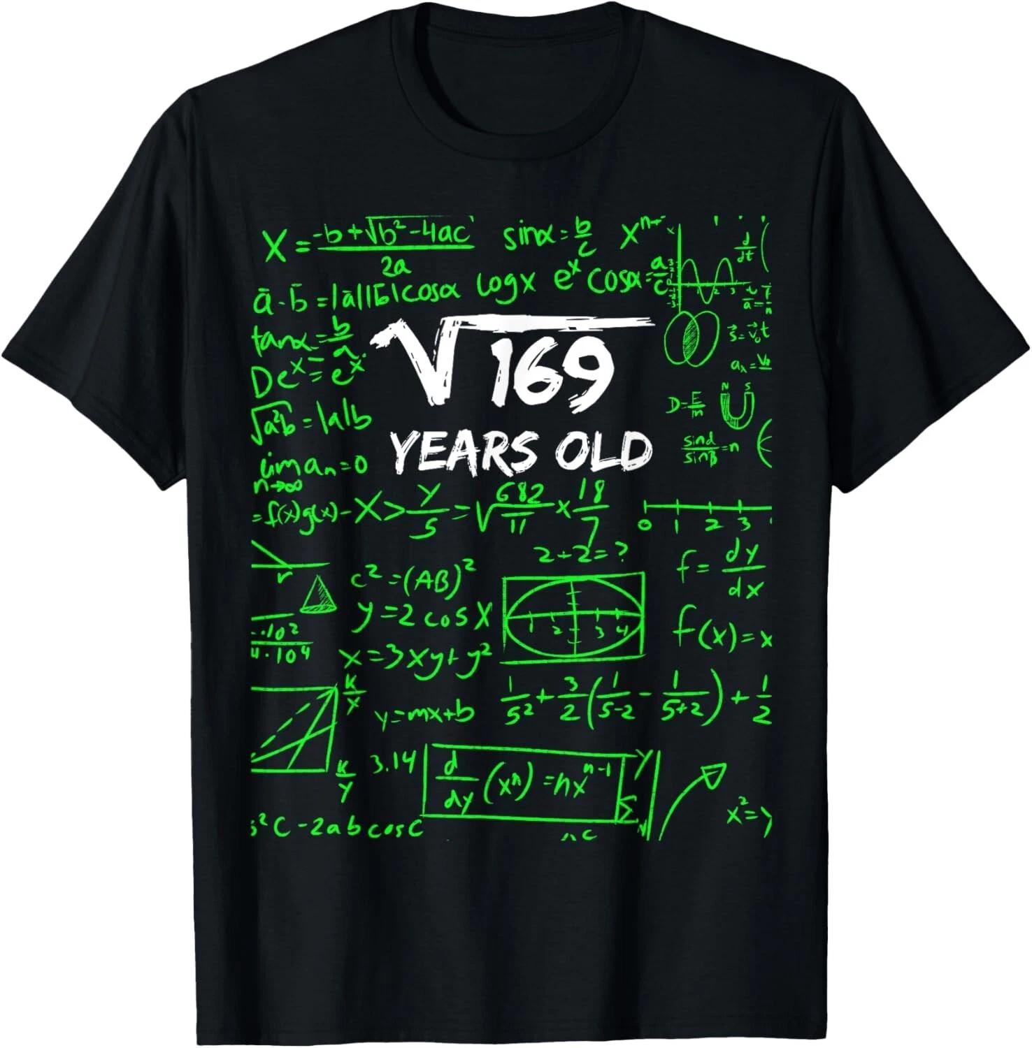 Square Root of 169 _ 13th Birthday 13 Years Old Gifts Gift Unisex T-Shirt 3XL