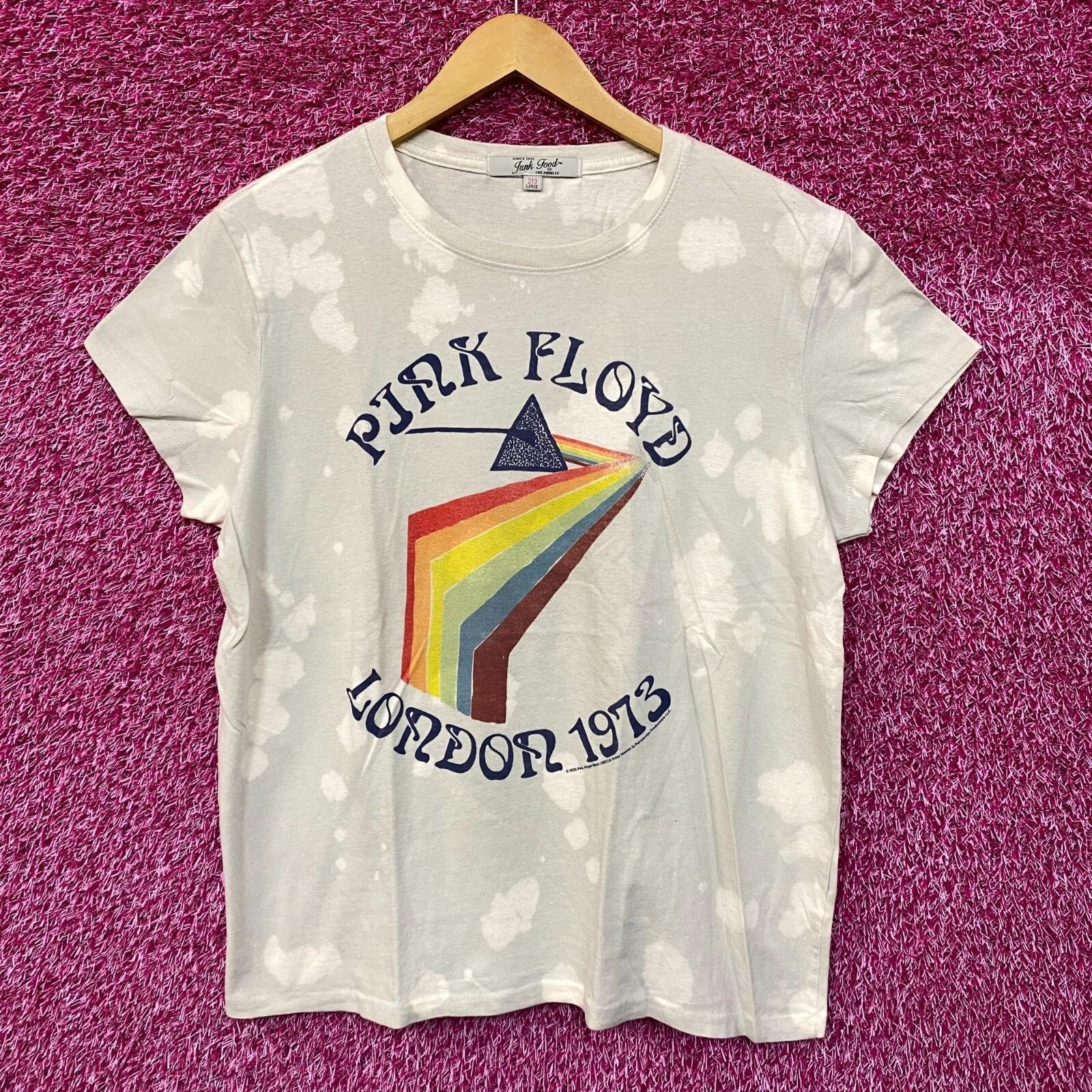 Женская футболка сtie-dye в стиле рок Pink Floyd Лондон 1975 4XL