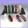 Natural Quartz Crystal Point Obelisk Hexagonal Wand For Spiritual Growth And Healing