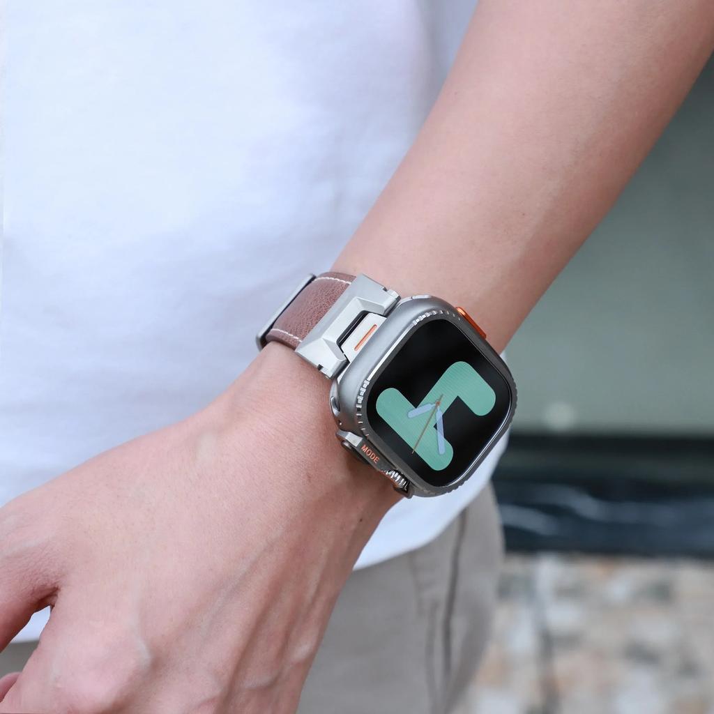 Armor Case for Apple Watch Ultra 3/2/1 49mm Series11 10 46mm 42mm Metal Protector Aluminum Cover Frame for IWatch Series 9 8 7 6 5 4 SE3 44mm 45mm