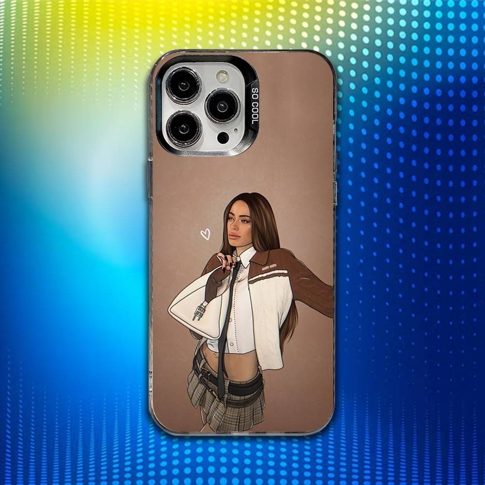 

T-Tini S-Stoessel Singer Phone Case For iPhone 16,15,14,13,12,11,Mini,Pro,SE,MAX White Matte Shockproof Cover iPhone14pro