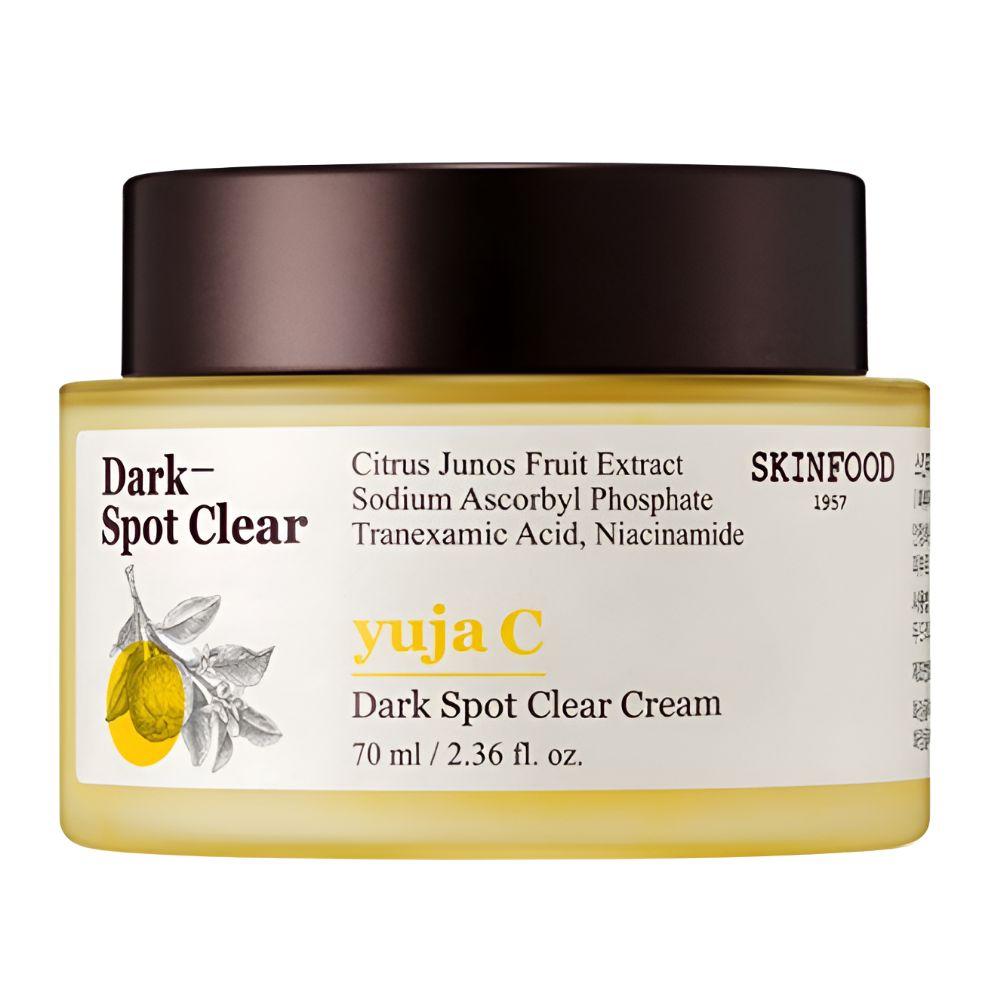 Skinfood Yuja C Dark Spot Clear Cream Brightening Hydrating Face Moisturizer 70ml