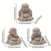 Monks Decor Figurines No See No Hear No Speak  Resin Home Garden Ornament Zen Style Indoor Outdoor Desktop Decor Statue Gift