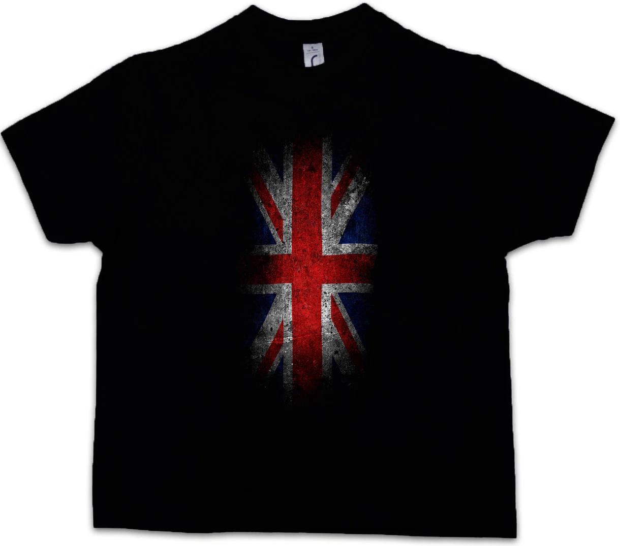 ВИНТАЖНЫЙ ФЛАГ ВЕЛИКОБРИТАНИИ (UNION JACK) Детская футболка для мальчиков Англия Великобритания Королева Знамя 150
