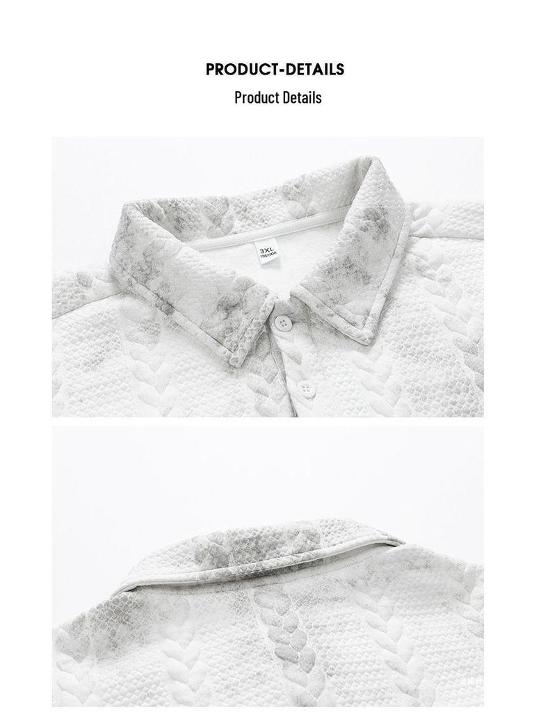 Męska bluza z kapturem na wiosnę i jesień, z artystyczną fakturą, kamuflażem i żakardem