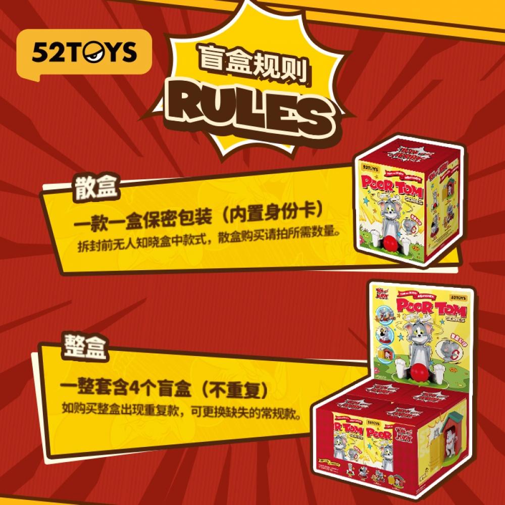 Tom And Jerry Blindbox Tom And Jerry   Poor Tom 1box 4pcs