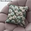 Eucalyptus Leaf Pillow Covers Pattern Cushion Cover Suitable for Sofa Bedroom Car Pillow Cover
