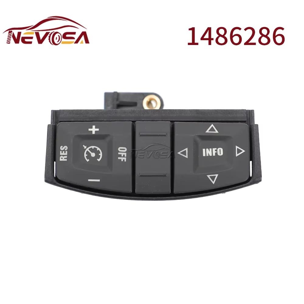 NEVOSA For Scania 1486286 1486287 Truck Panel Cruise Steering Wheel Control Switch Lower Panel Switch Module 7P 1486287S51 1486286