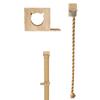 Sisal Rope Cat Climbing Shelf Interactive Multi-Level Scratching Post Rope Durable Wall Mounted Pet Climbing Rope Tree