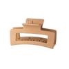 Seamless Spray Paint Cross-border Frosted Hair Clip Rectangular Claw Clip Large Hair Shark Clip