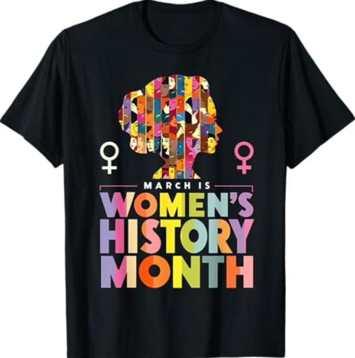 New Empower Women National Women s History Month 2025 T-Shirt XL