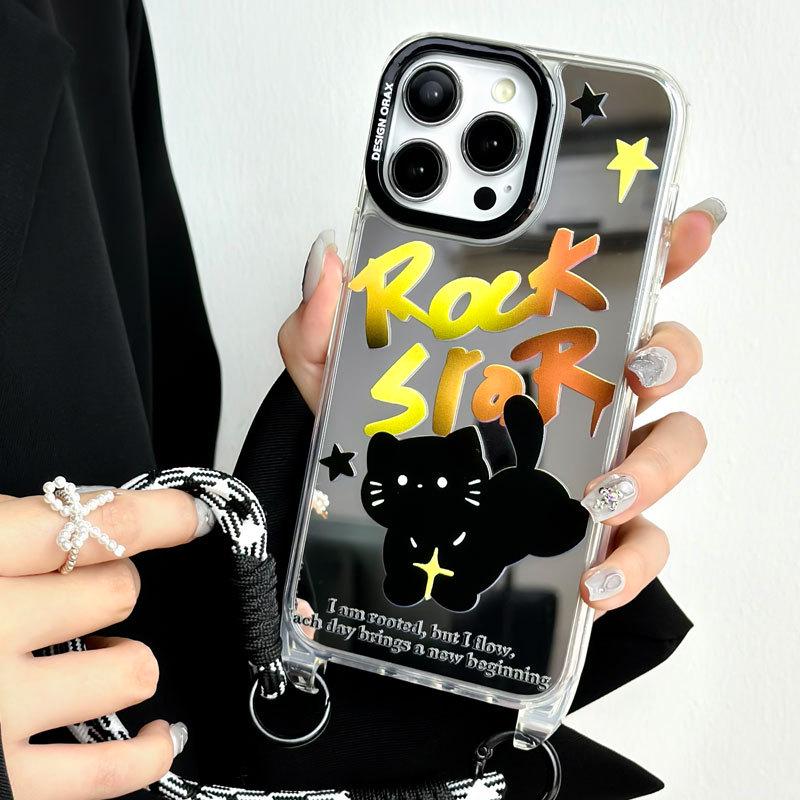 Zhitai Apple 16 Pro Case: Compatible with iPhone 15/14 Pro Max, 13, 12. Lanyard and Mirror Shell Included.