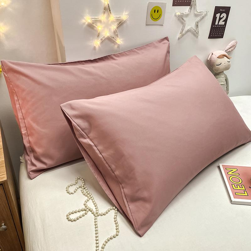 2 יחידות ציפית צבע אחיד כיסוי לכרית 48x74 ס"מ ציפית בית רך כיסוי לכרית מלבני ציפית fundas de almohada