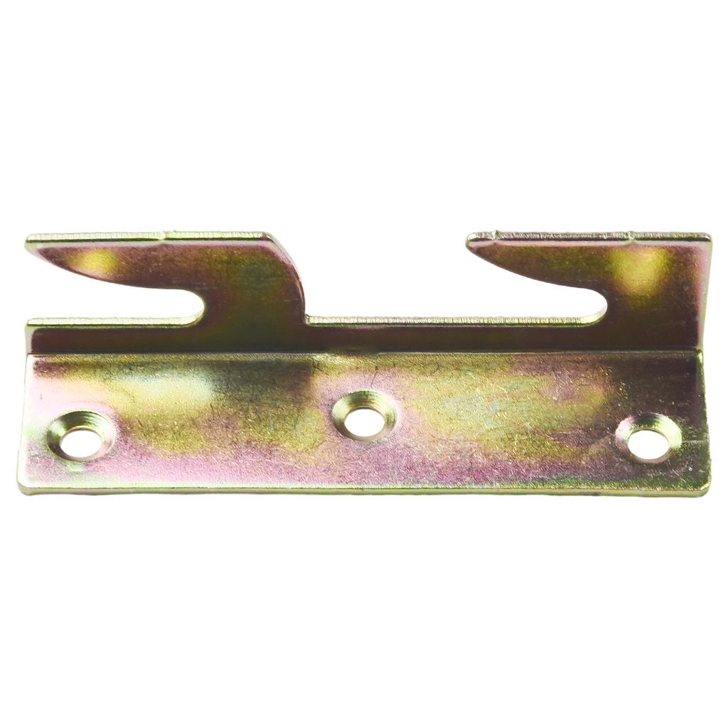 4 Sets NonMortise Bed Furniture Hinge Fixing Connector for Bed Rail Bracket Cold Rolled Steel Material To Strengthen Bed Frame