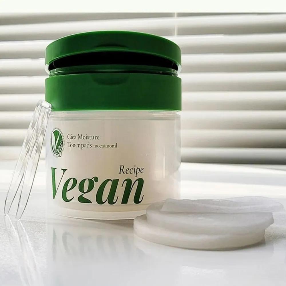 Cica Toner Pads Houttuynia Cordata 100 Sheets Skin Pads