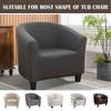 Sretch Elastic Single Sofa Covers Velvet Armchair Seat Cover Chair Protector Stretch Bar Slipcovers for Home Decor Living Room
