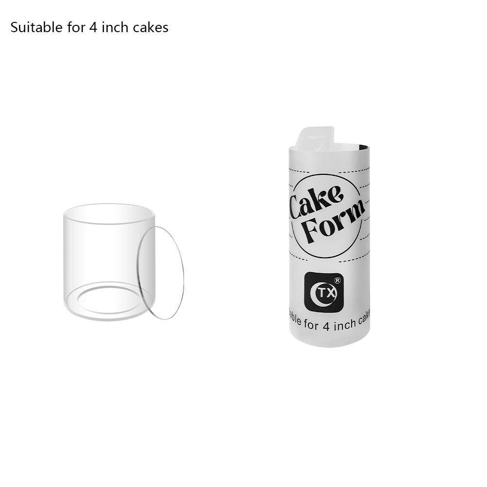 Новая круглая форма для торта, регулируемое выдвижное кольцо для формирования торта, креативность, DIY, форма-кольцо для муссового торта