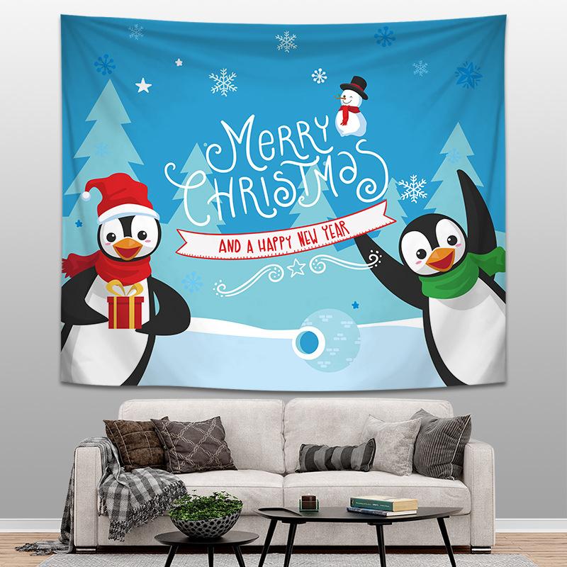 Christmas home decoration tapestry wall tapestry European style scene background cloth bohemian tapestry tapeçaria de natal