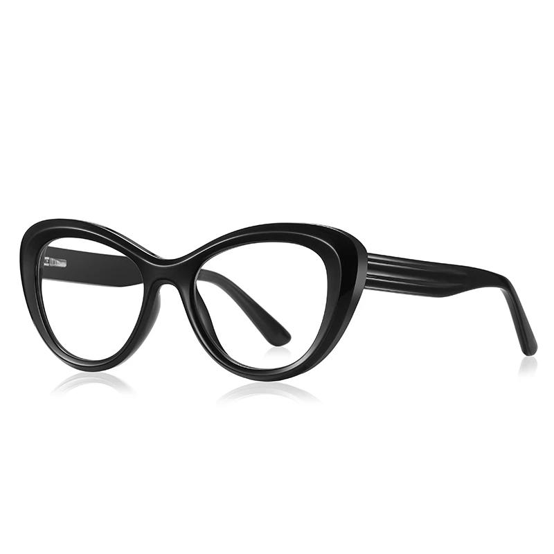 Green Pink Frame Cat Eye Myopia Glasses Woman Spring Hinge TR90 Minus Photochromic Glasses With Diopters 0 -0.5 -0.75 To -6.0